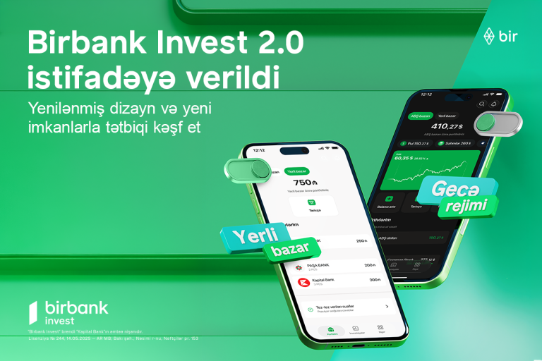 Birbank Invest 2.0 təqdim olunub – Azərbaycan kapital bazarında yeni investisiya imkanları