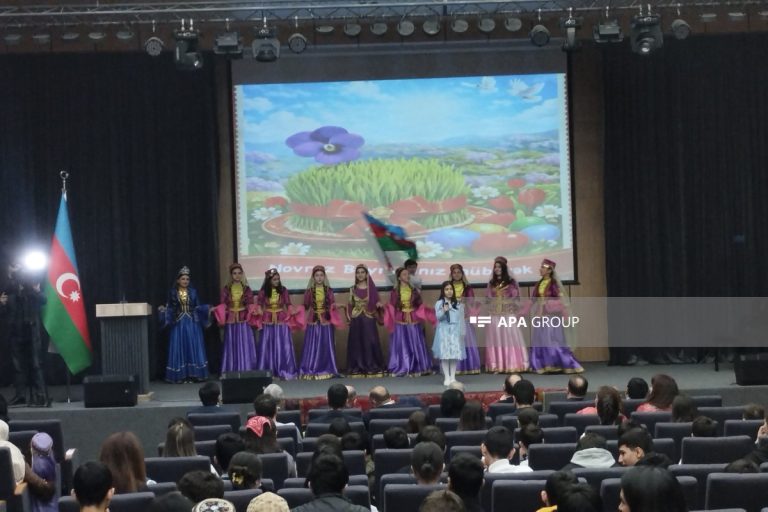 Şuşa məktəbində Novruz bayramı qeyd olunub – FOTO
