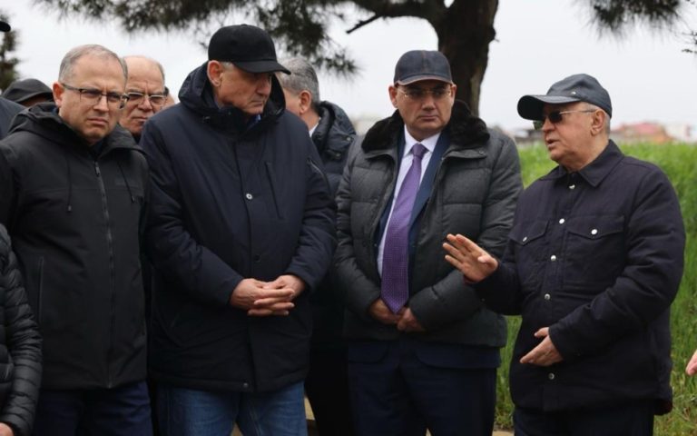 Kəmaləddin Heydərov Badamdarda sürüşmə sahəsinə baxış keçirib – VİDEO