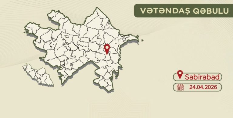 Mürsəl İbrahimov Sabirabadda qəbul keçirəcək