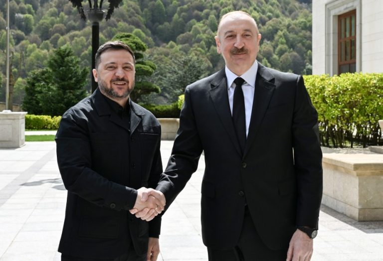 Ukrayna Prezidenti Volodimir Zelenski Azərbaycanda işgüzar səfərdədir – FOTO