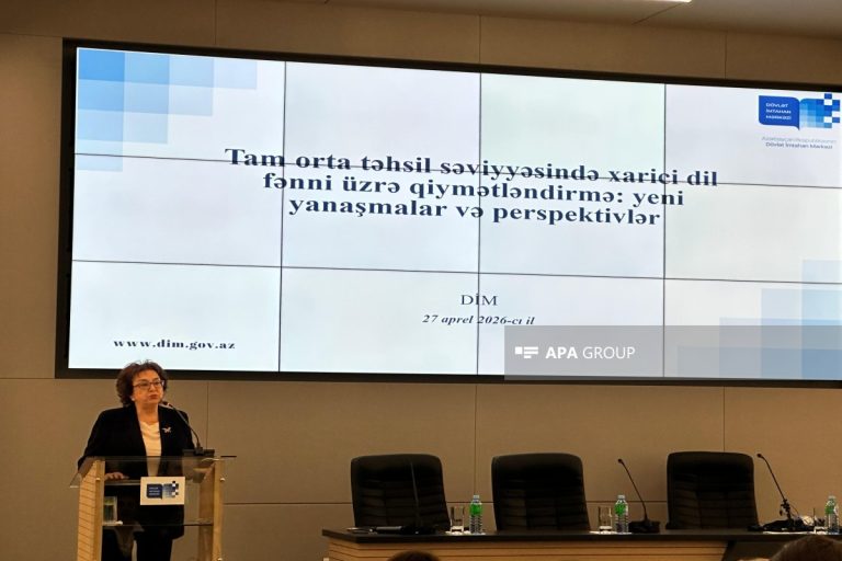 DİM sədri gələn il buraxılış imtahanında xarici dil üzrə tətbiq olunacaq yenilikdən danışıb